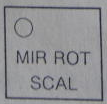 Fanuc 16WA Pulsante MIR ROT SCAL