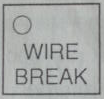 Fanuc 16WA Pulsante WIRE BREAK